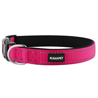Collar Reflectivo para Perro Color Rosa